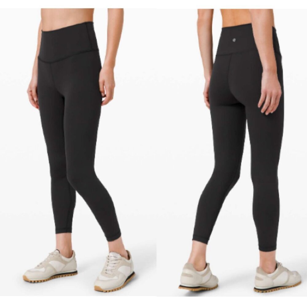 LULULEMON Wunder Train High-Rise Tight 25" 4 Black W5CQDS Everlux Leggings Women